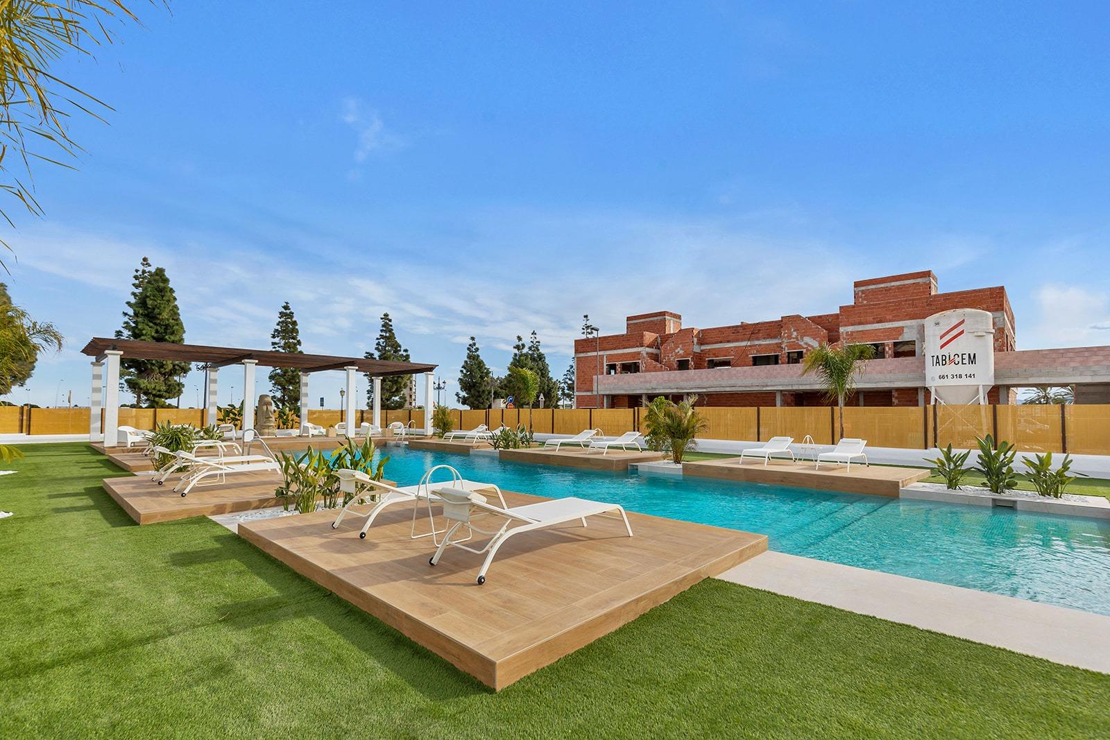 New build residential complex near serena golf and the mar menor in los alcazares
