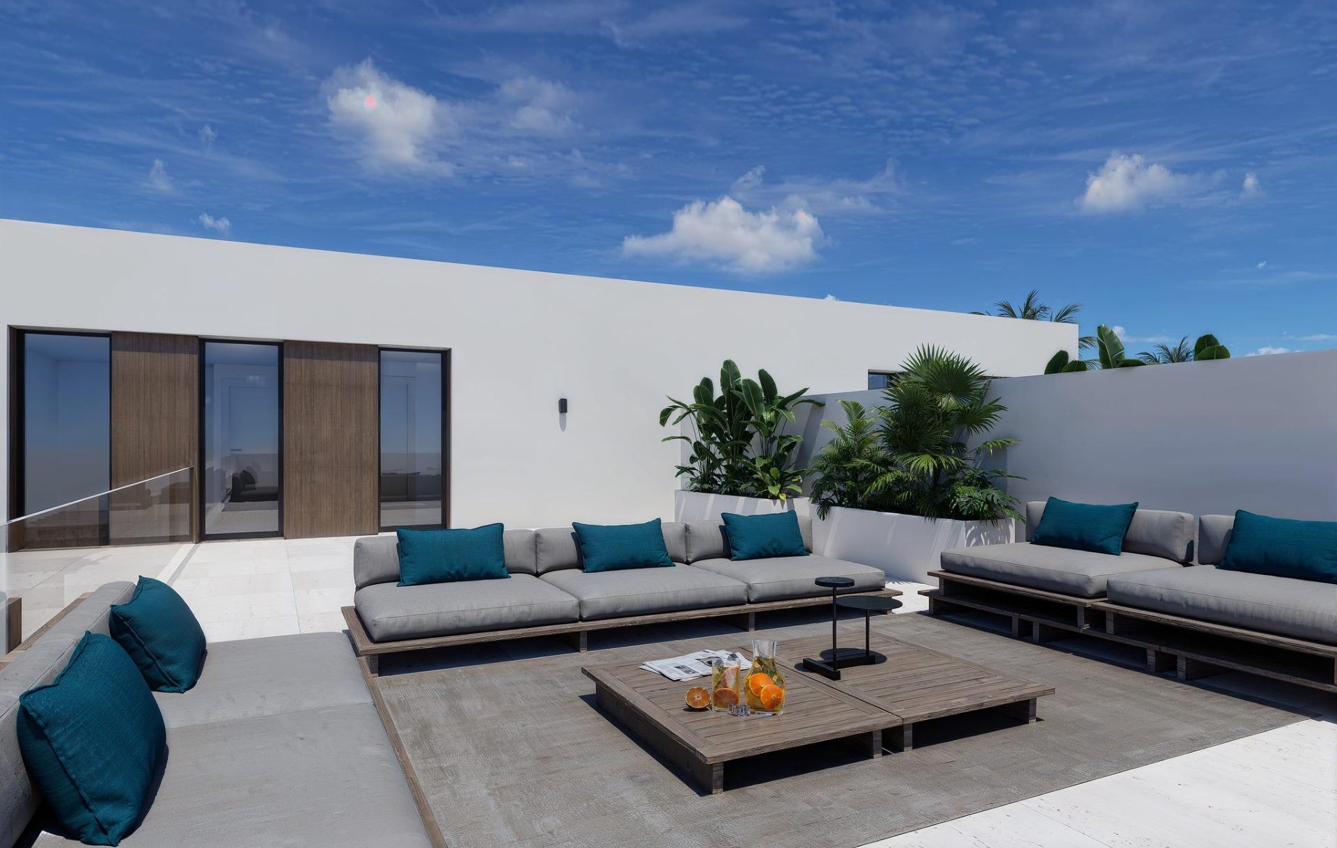 Exclusive front line lake semi detached villas in santa rosalia lake and life resort
