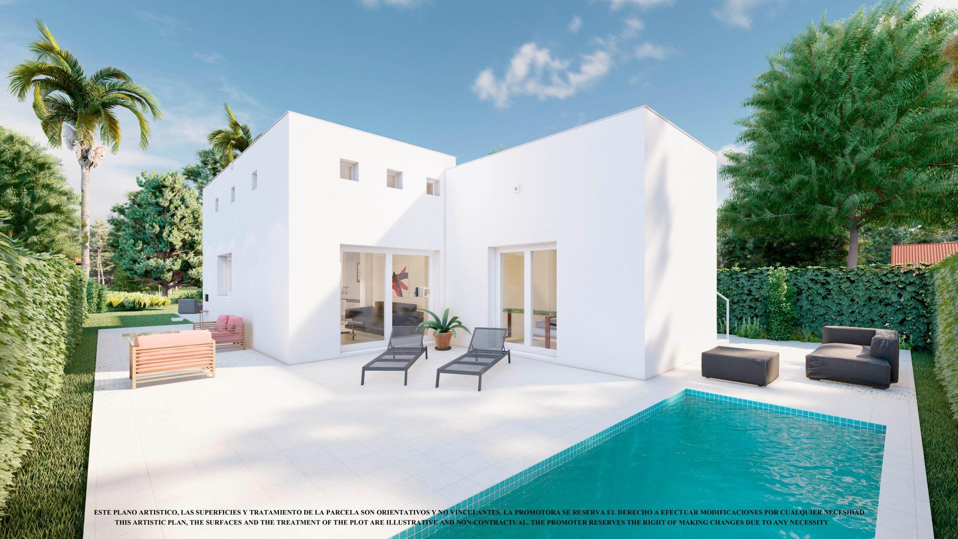 New build villas in los alcazares