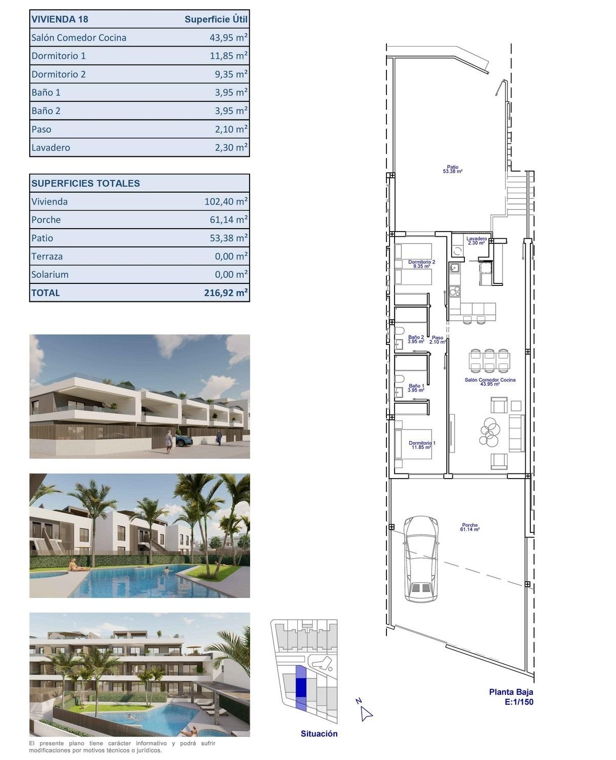 New build apartments and bungalows for sale in pilar de la horadada near the beach