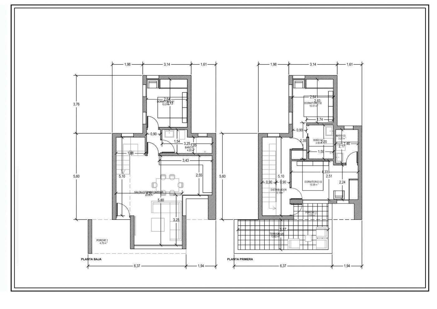 New build villas in los urrutias, murcia
