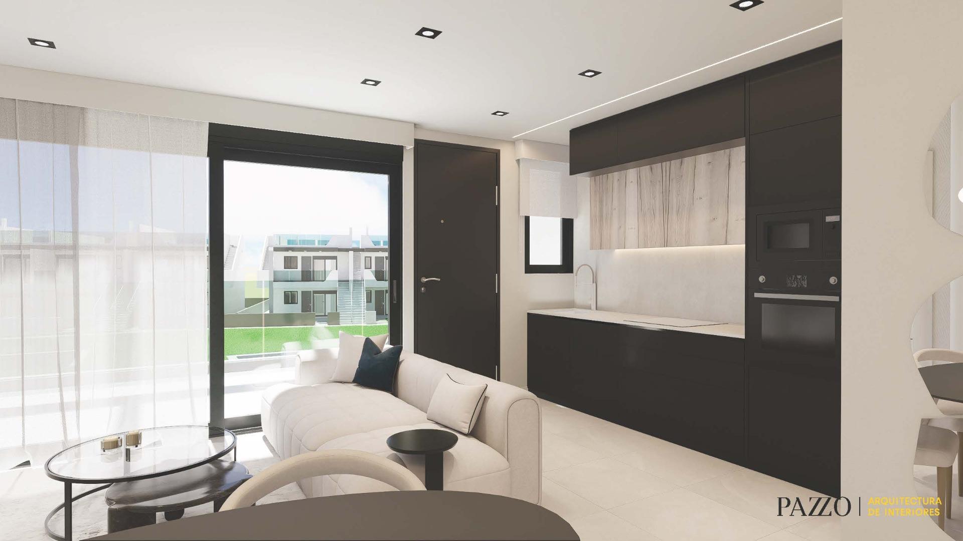 New build bungalows in pilar de la horadada