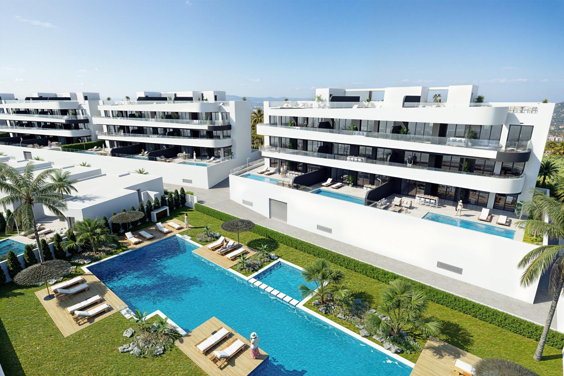 New build golf front apartments and villas in la serena golf los alcazares