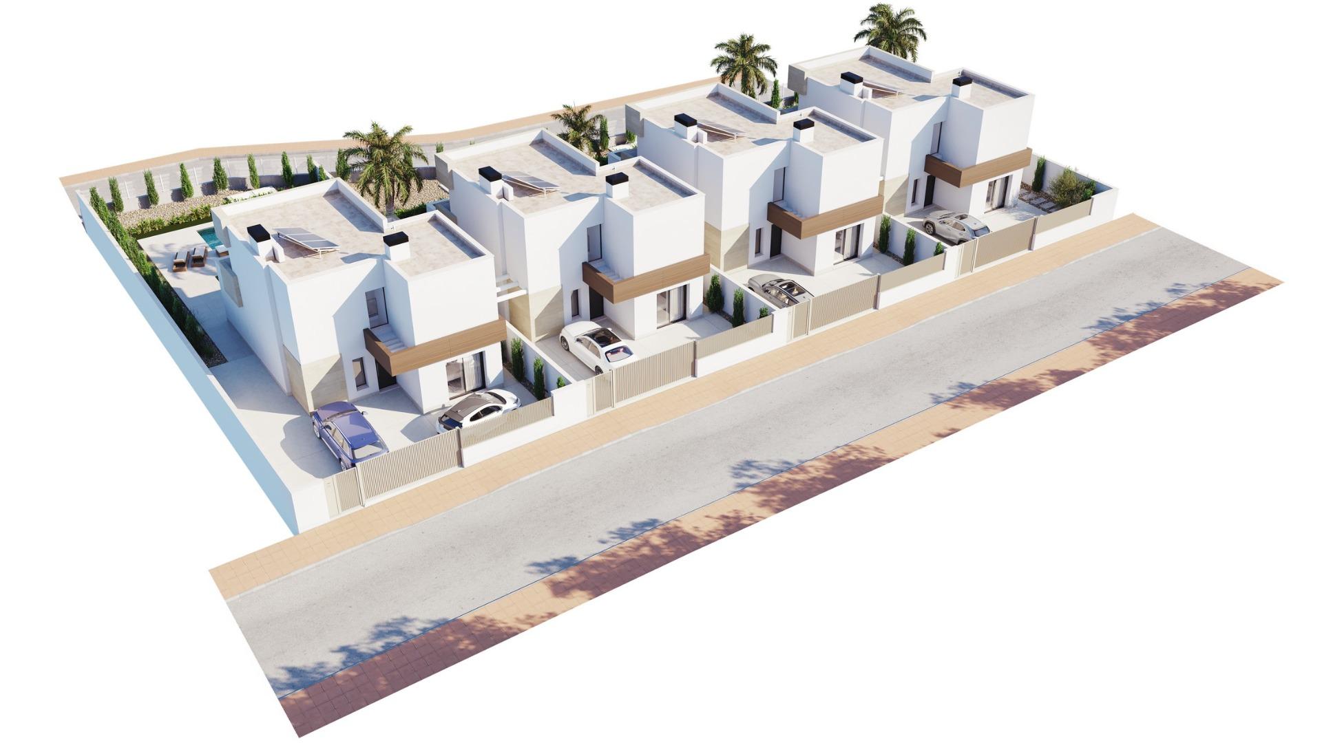 Modern new build villas near the beach in santiago de la ribera