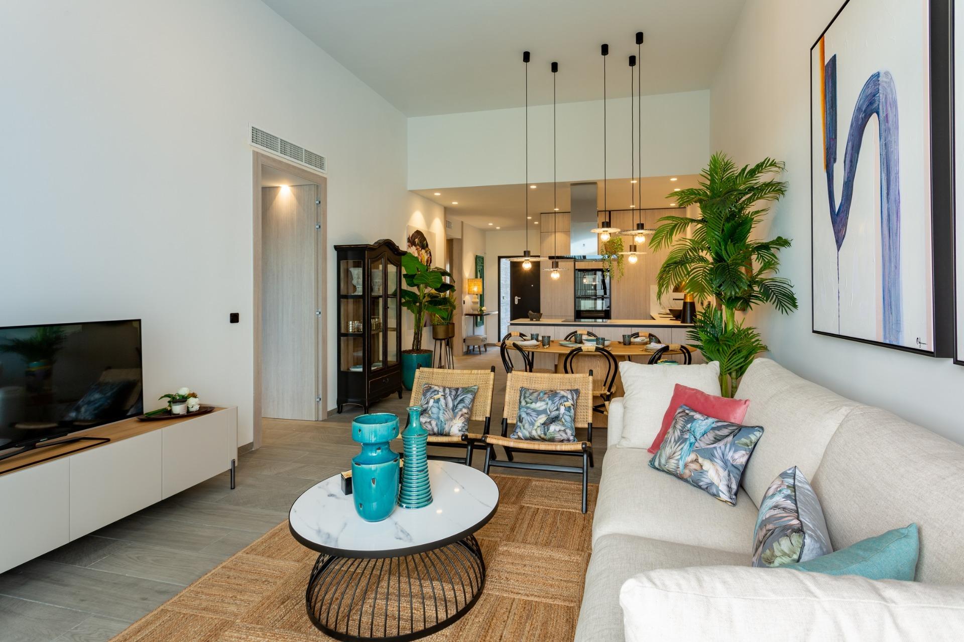 New build semi detached villas with private pool at la finca golf resort algorfa