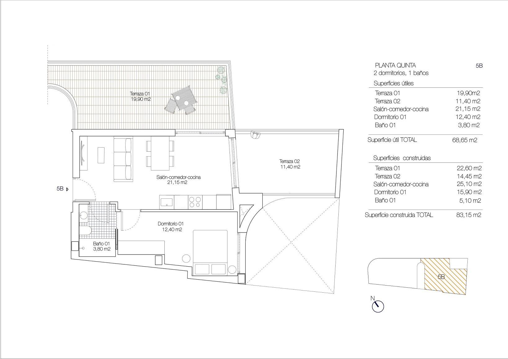 New build apartments and penthouses near the beach in torrevieja
