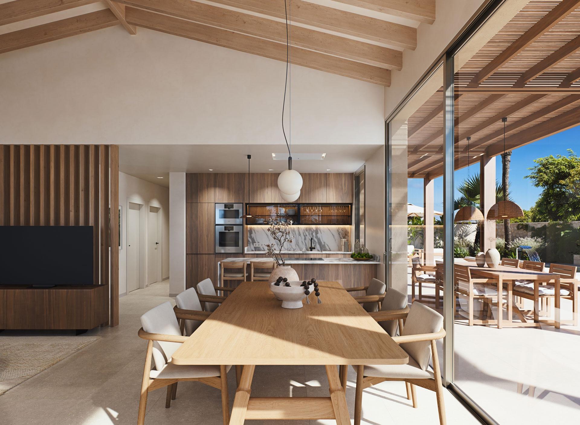 Modern villa just 150 meters from the beach in cabo de palos, costa cálida