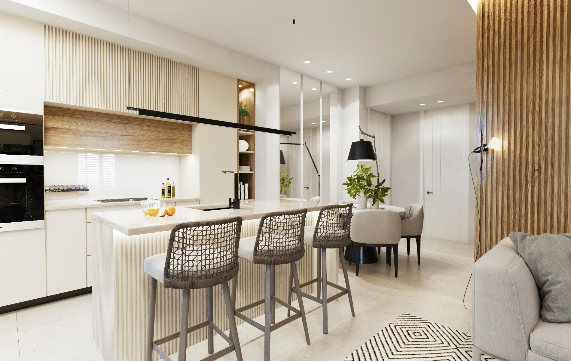 New build apartments in private gated resort in province of murcia