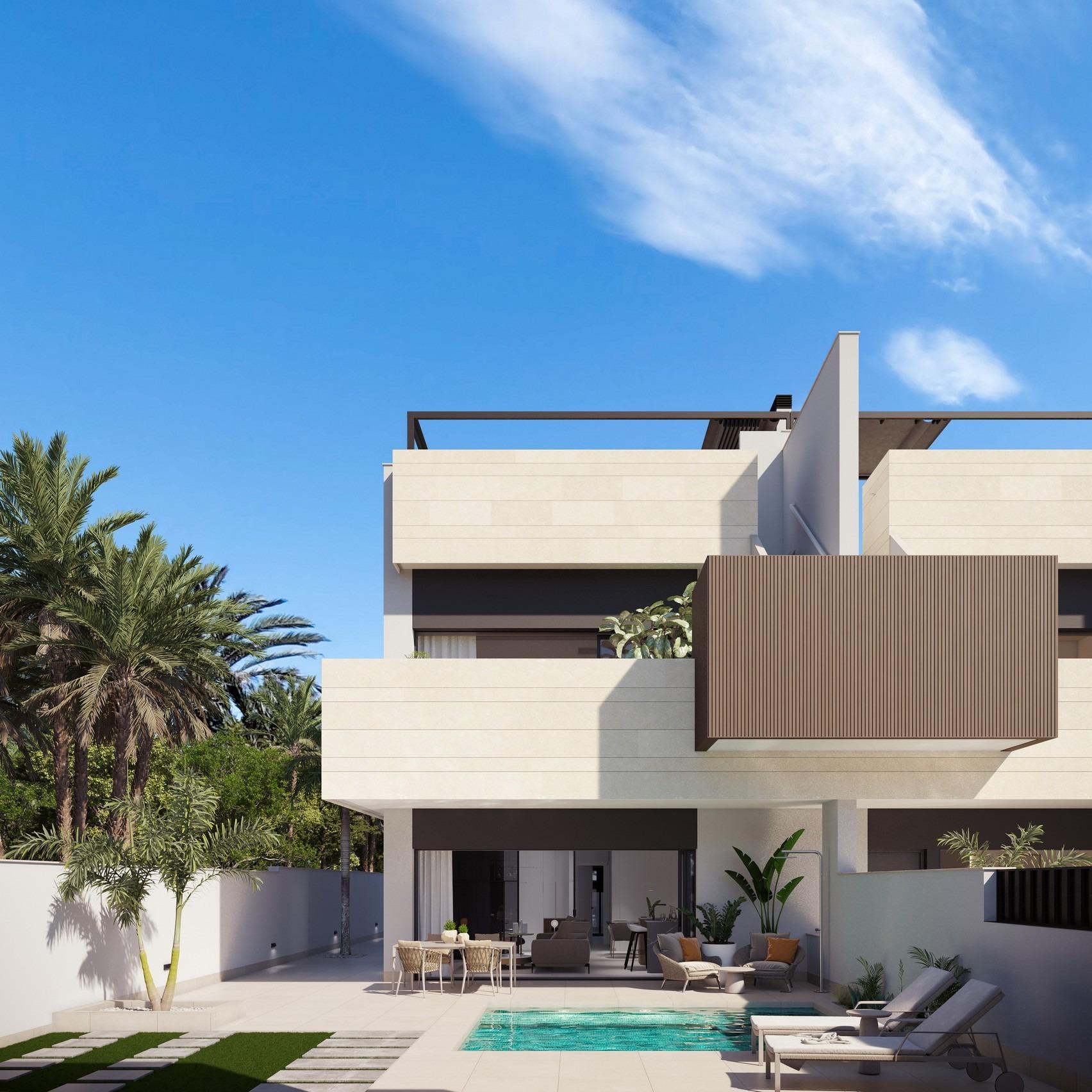 Boutique development of new build homes with private pools in pilar de la horadada