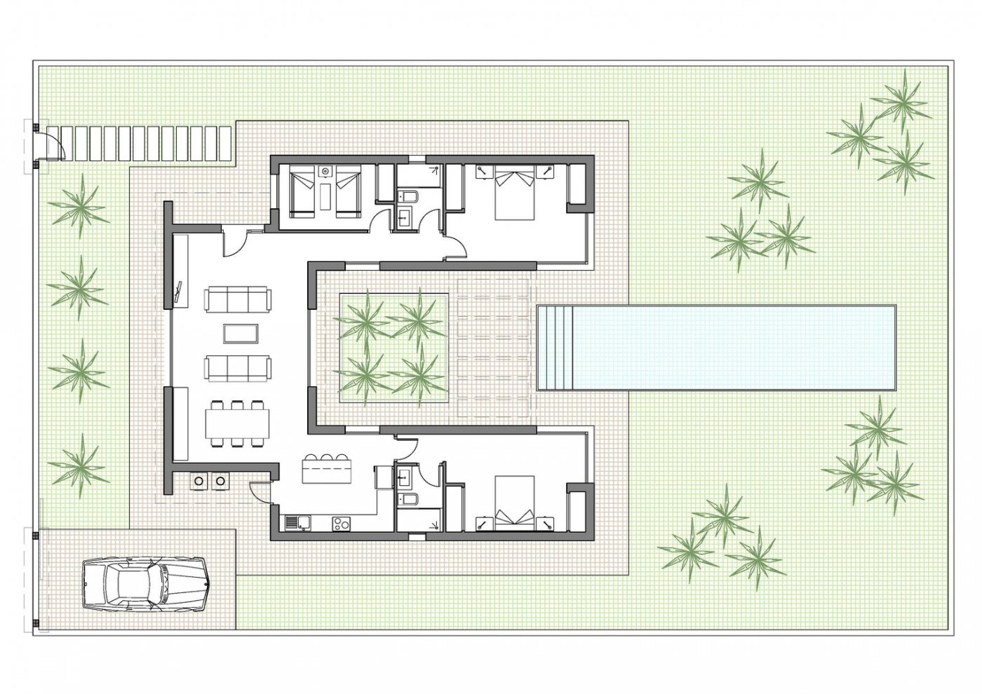 New build modern villas in benijofar