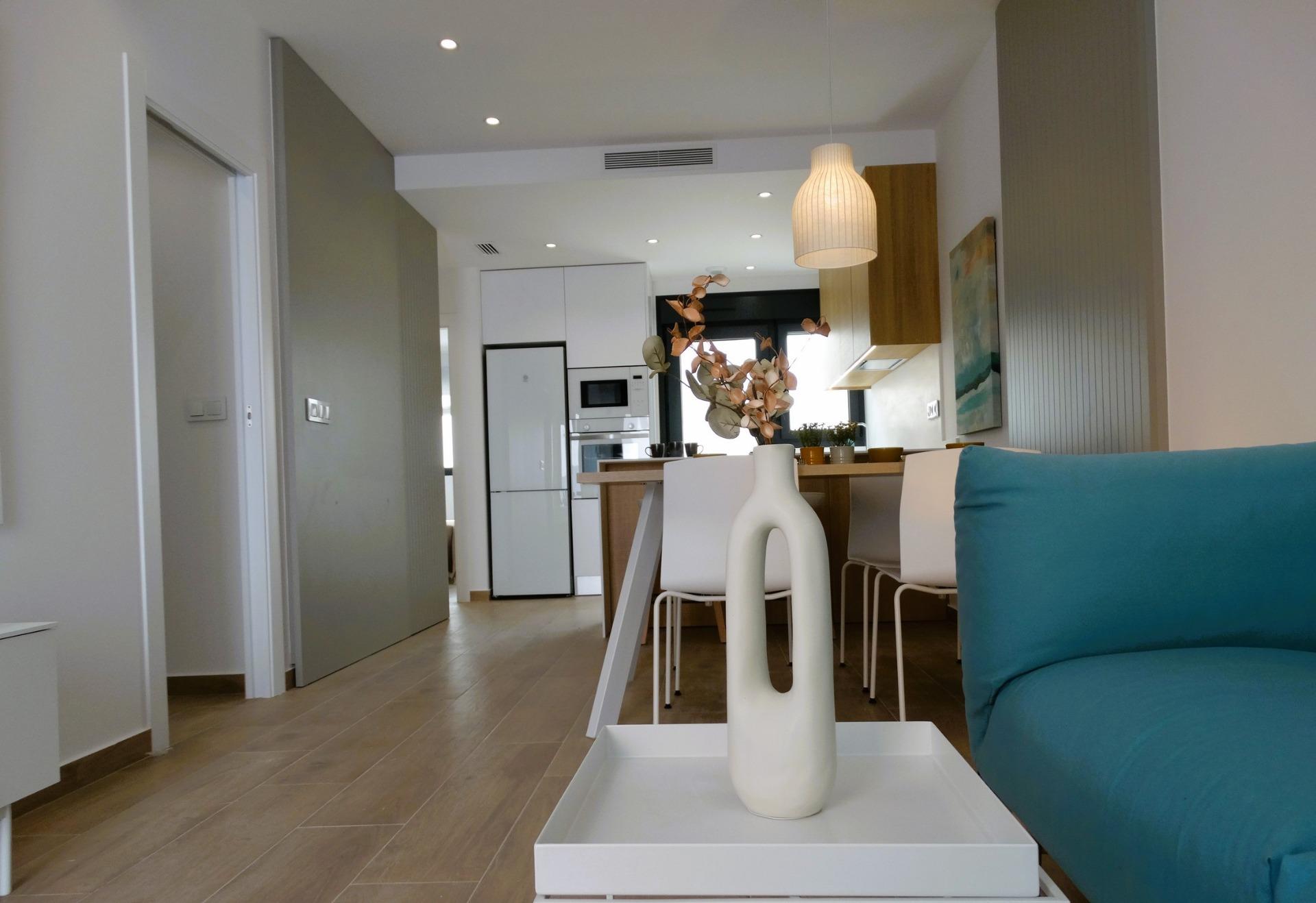 Newly built bungalows with solarium or garden in pilar de la horadada