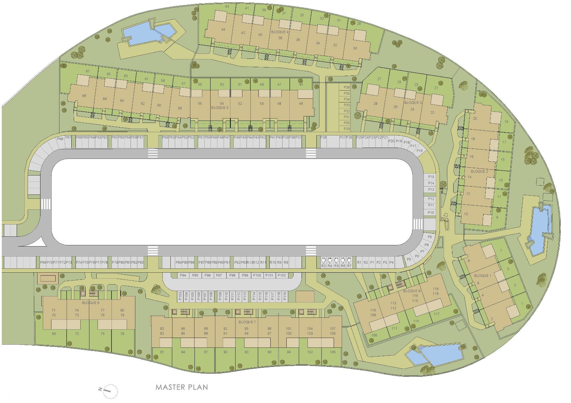 New build residential complex in pilar de la horadada on the golf course