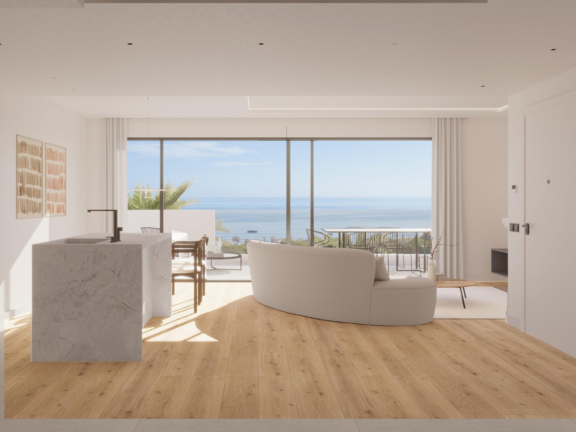 New build bungalows with sea views in la mata, torrevieja