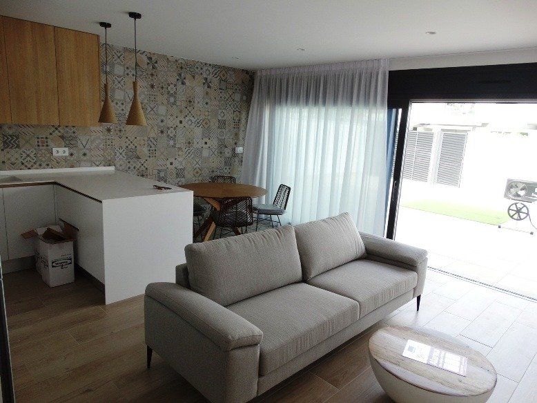 New build 4 semi-detached villas in pilar de la horadada