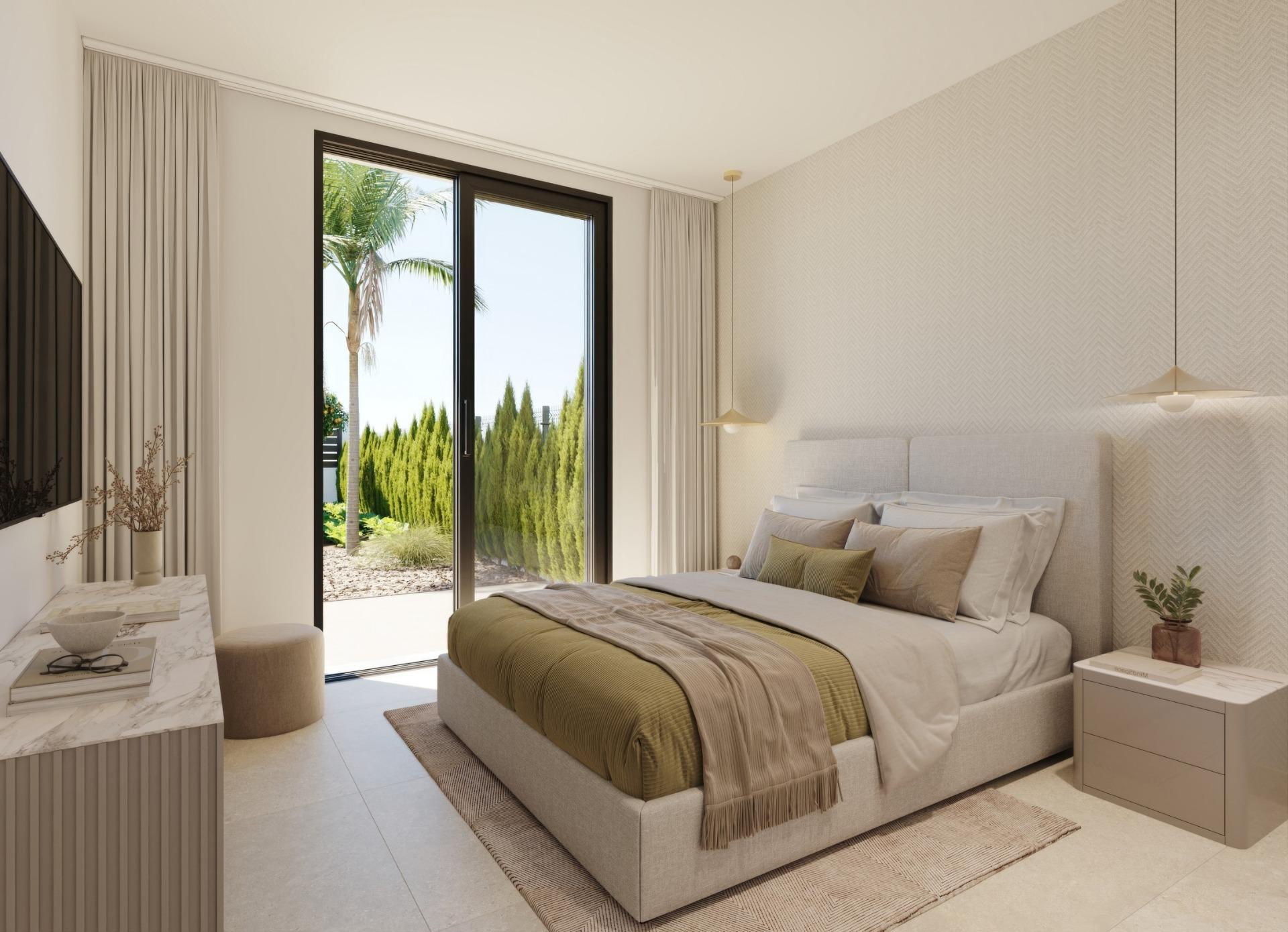 New build villas in hacienda del Álamo golf resort, murcia