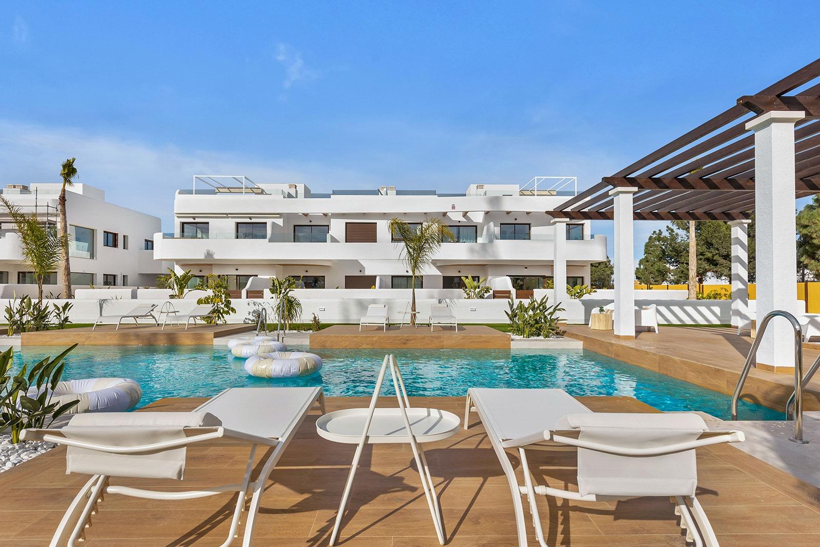 New build residential complex near serena golf and the mar menor in los alcazares