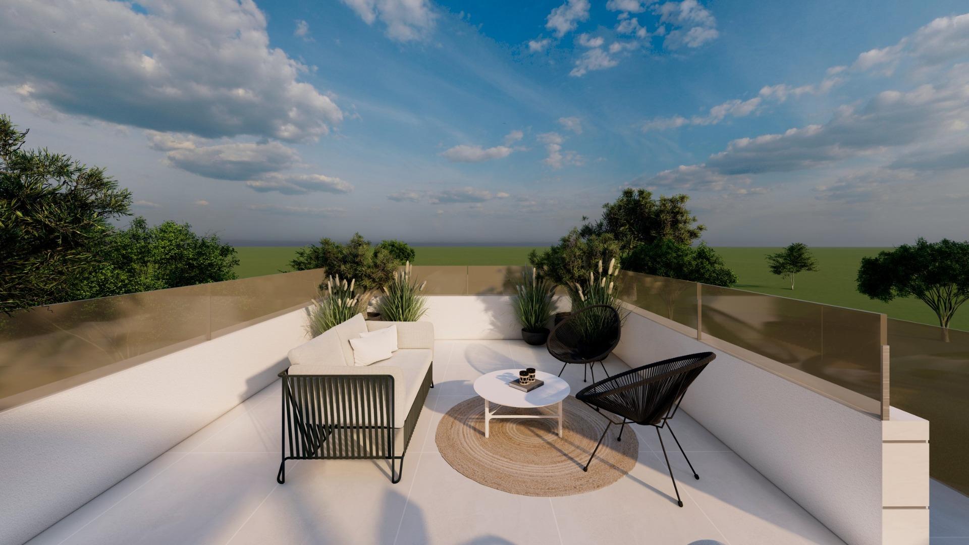 Exclusive new build bungalows with private pool in pilar de la horadada