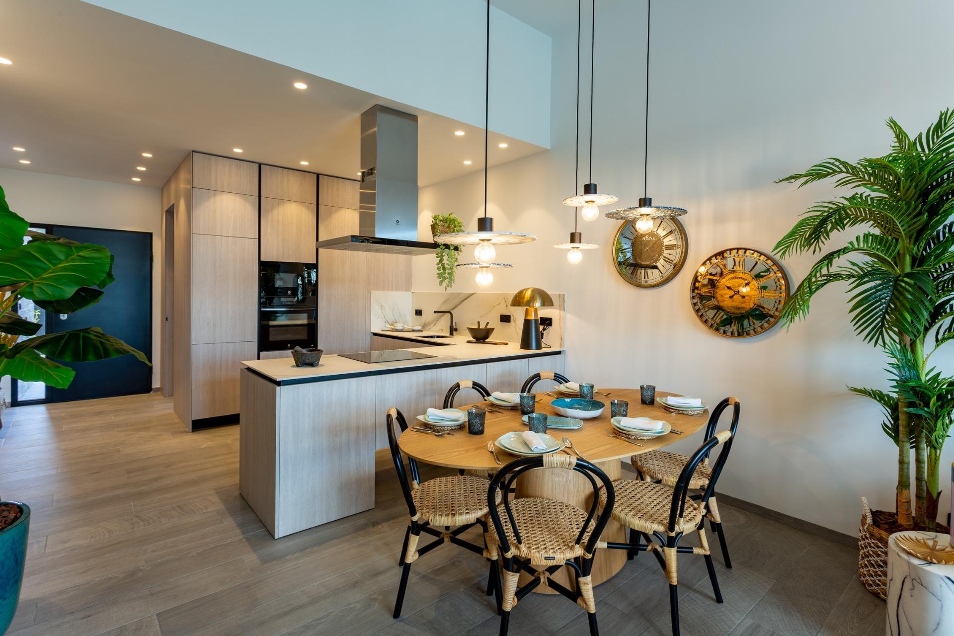 New build semi detached villas with private pool at la finca golf resort algorfa