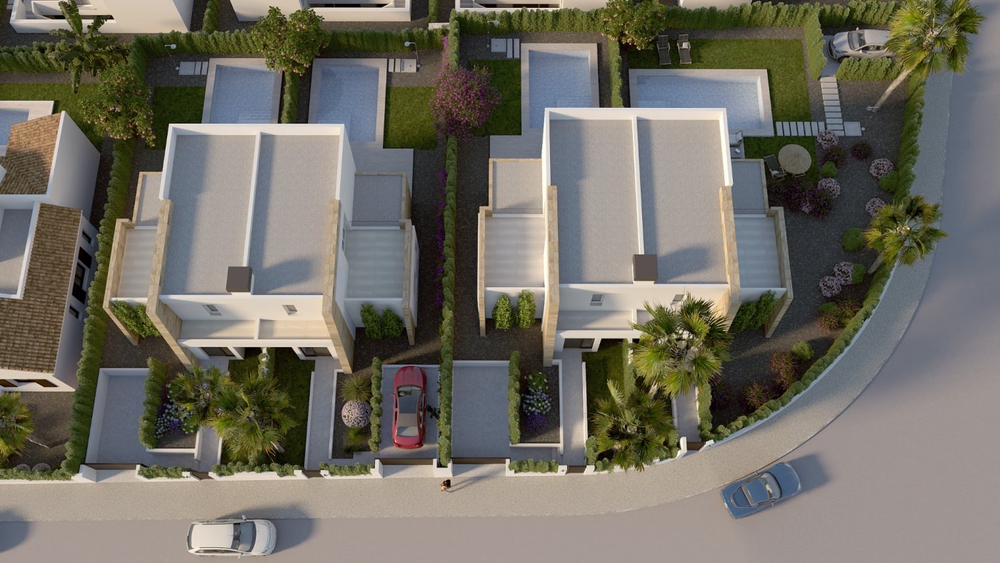 New build semi-detached villas with private pool in la finca golf resort, algorfa