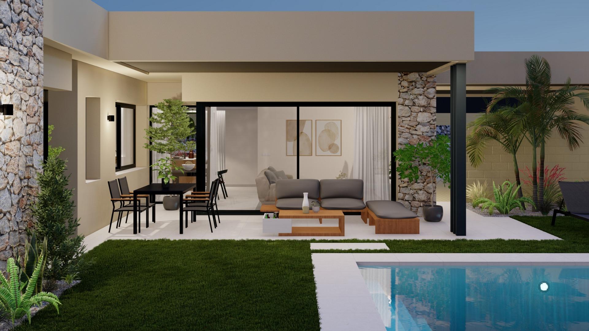 New build villas in altaona golf resort, murcia