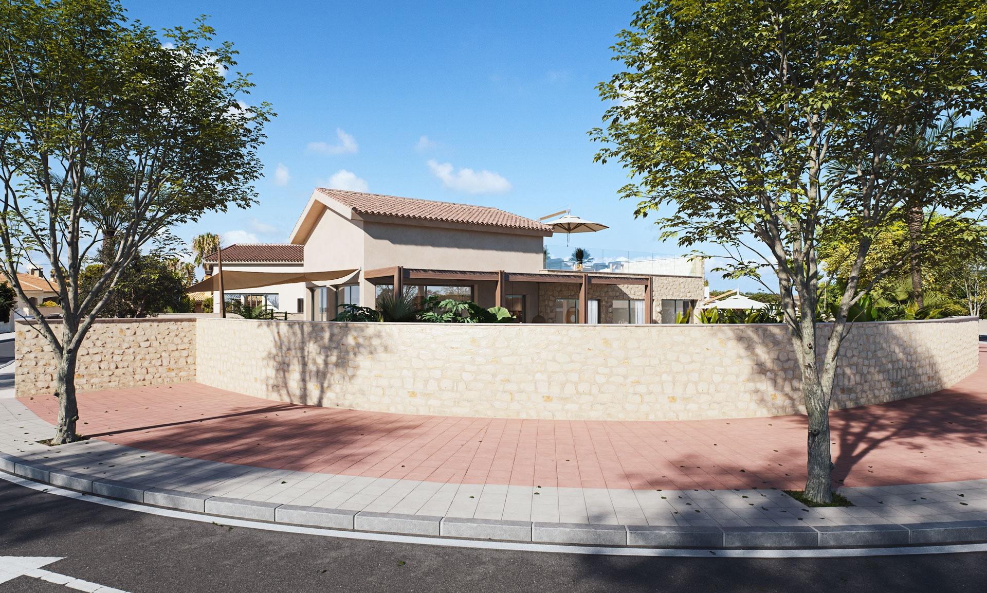 Modern villa just 150 meters from the beach in cabo de palos, costa cálida