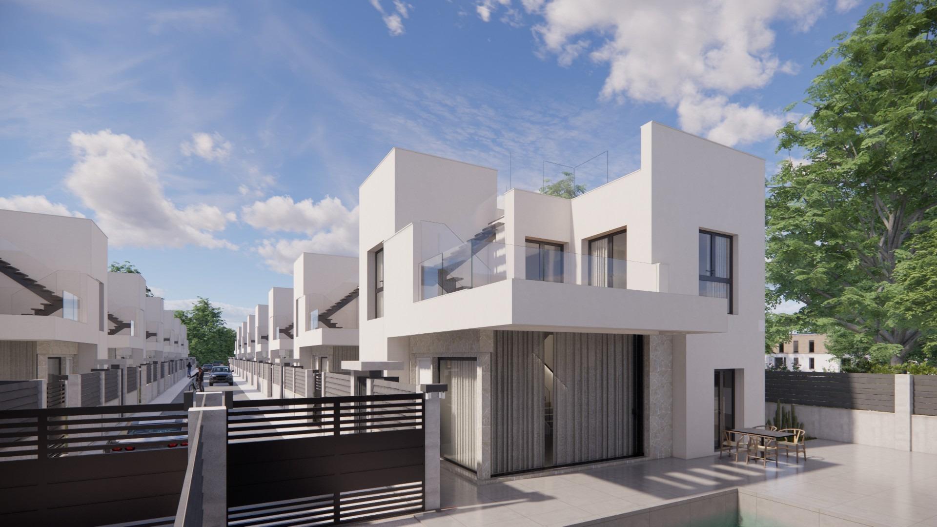 Modern new build villas in la herrada los montesinos with private pool