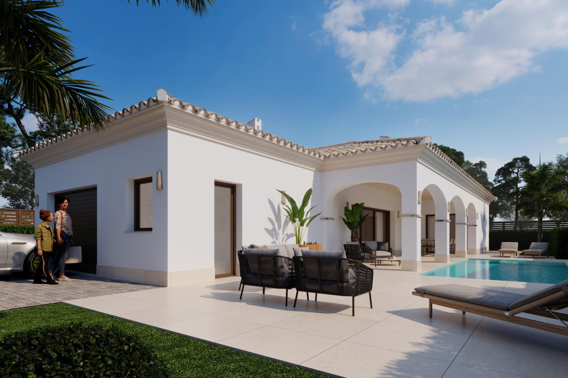 New build mediterranean villas in san pedro del pinatar
