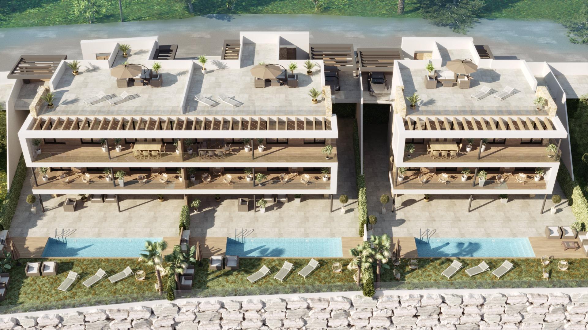 New build villas with golf views in ciudad quesada