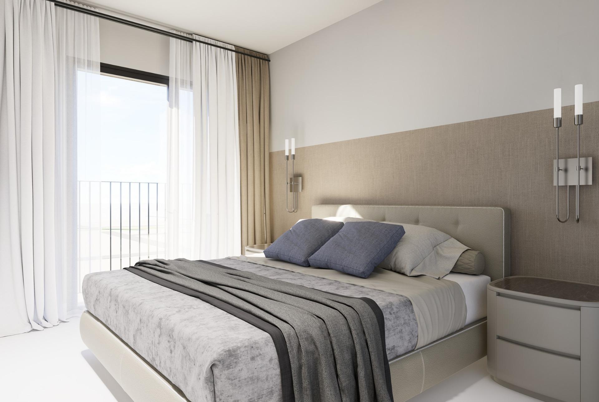 Stylish residential building 60 m away from el acequion beach at torrevieja