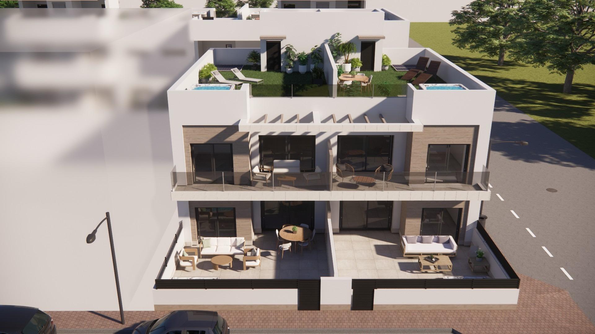 New build apartments in rojales close to golf and beaches