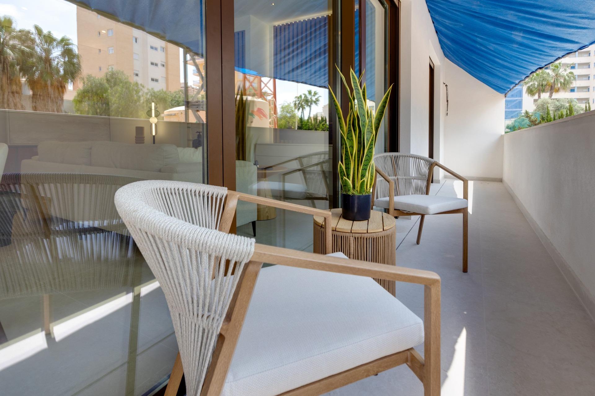 Modern new build apartments near the beach and marina in guardamar del segura