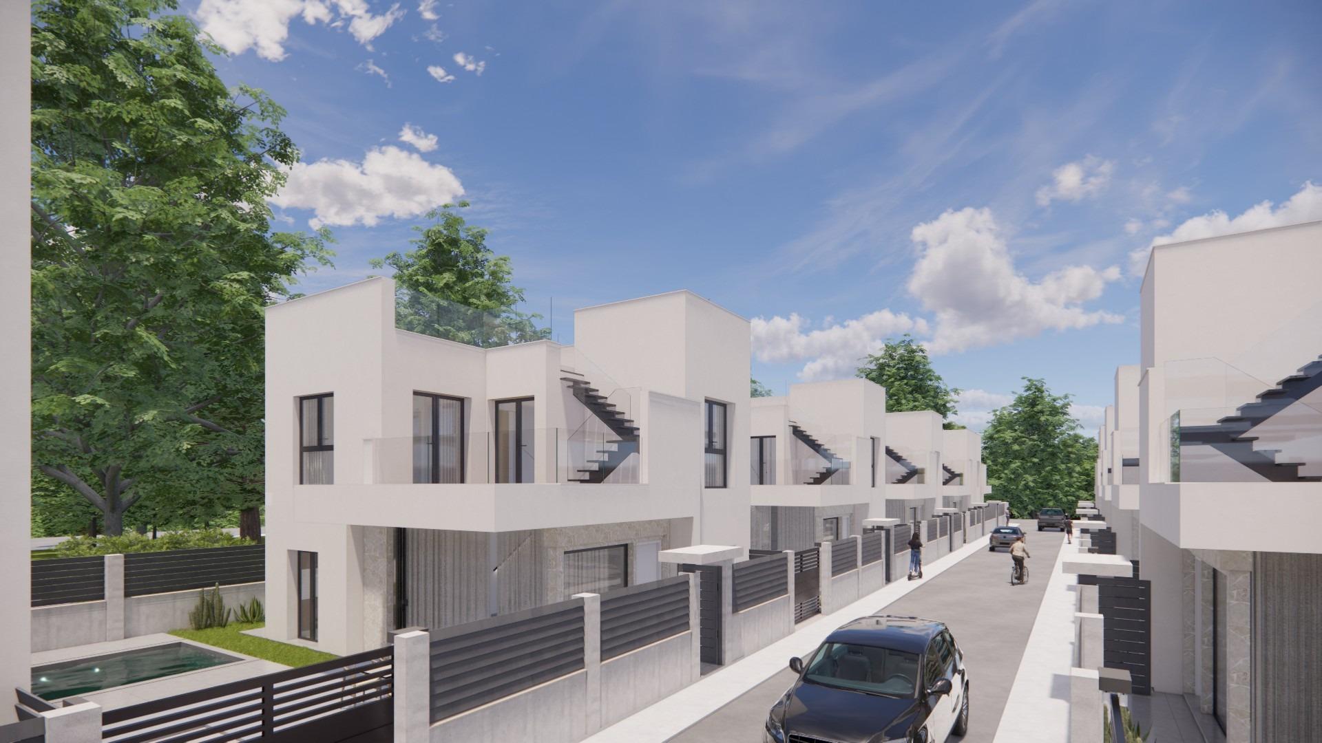 Modern new build villas in la herrada los montesinos with private pool