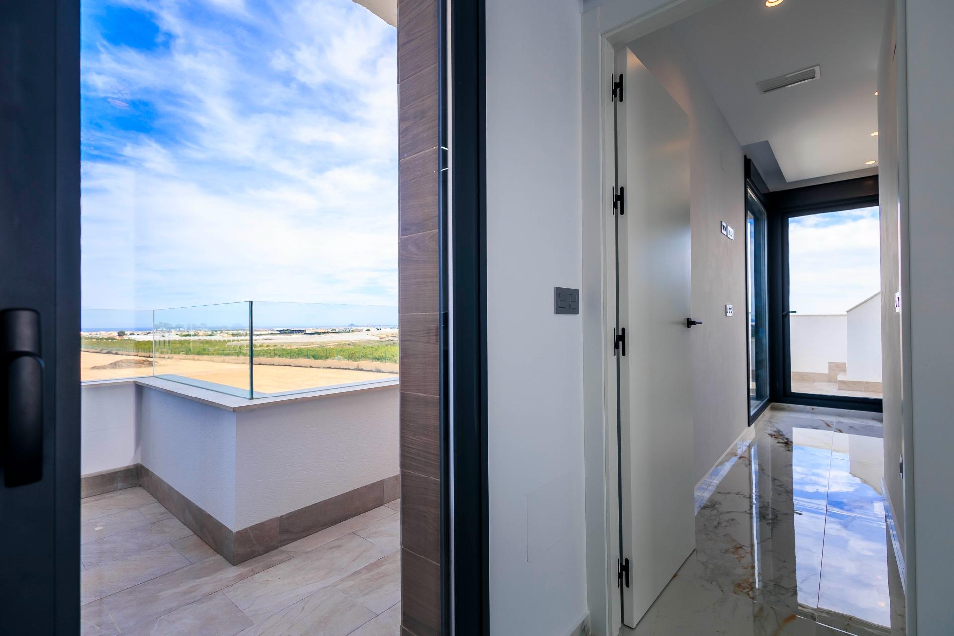 New build villas in pilar de la horadada on the golf course