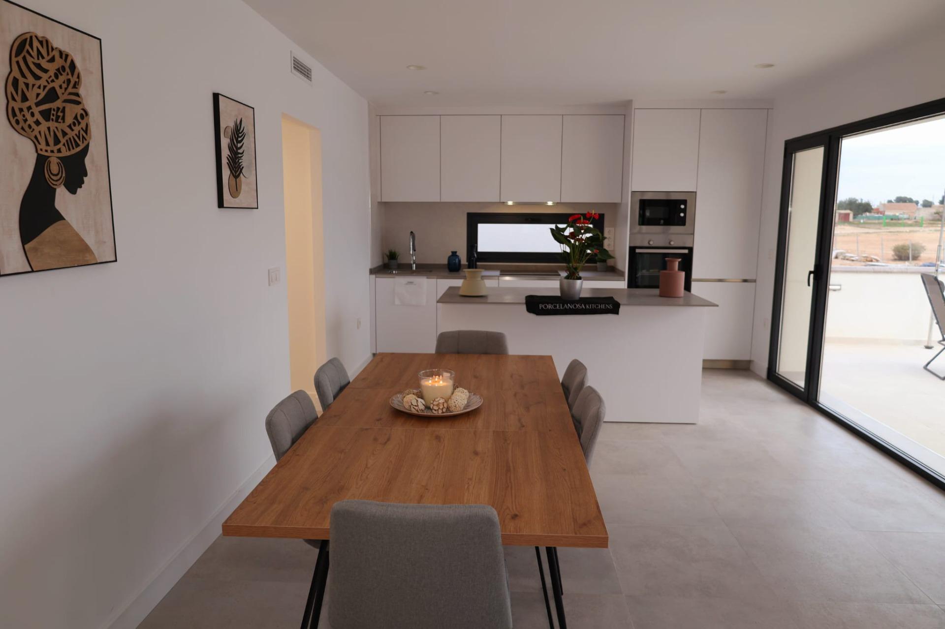 New build townhouses in fuente alamo, murcia