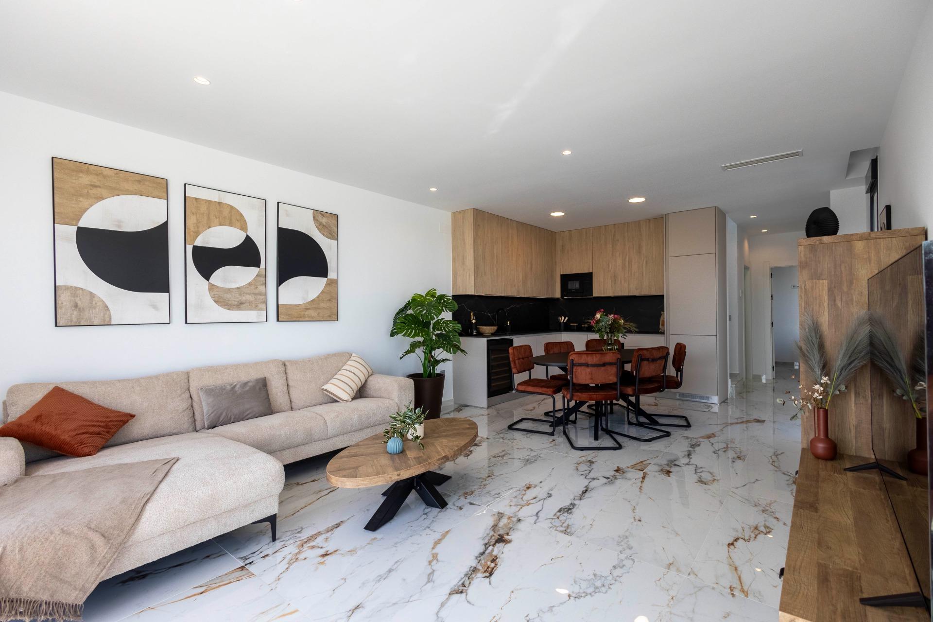 New build villas in pilar de la horadada on the golf course