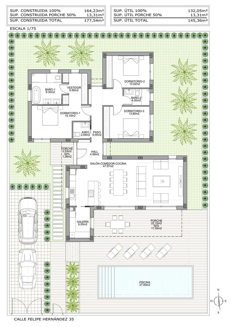 New build modern villas in benijofar