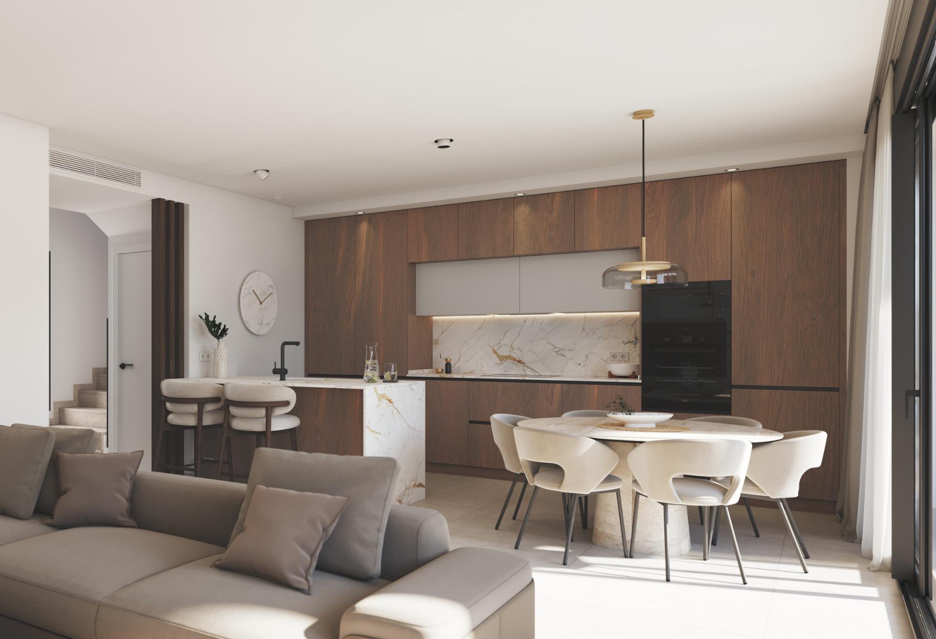 Modern new build villas near the beach in santiago de la ribera
