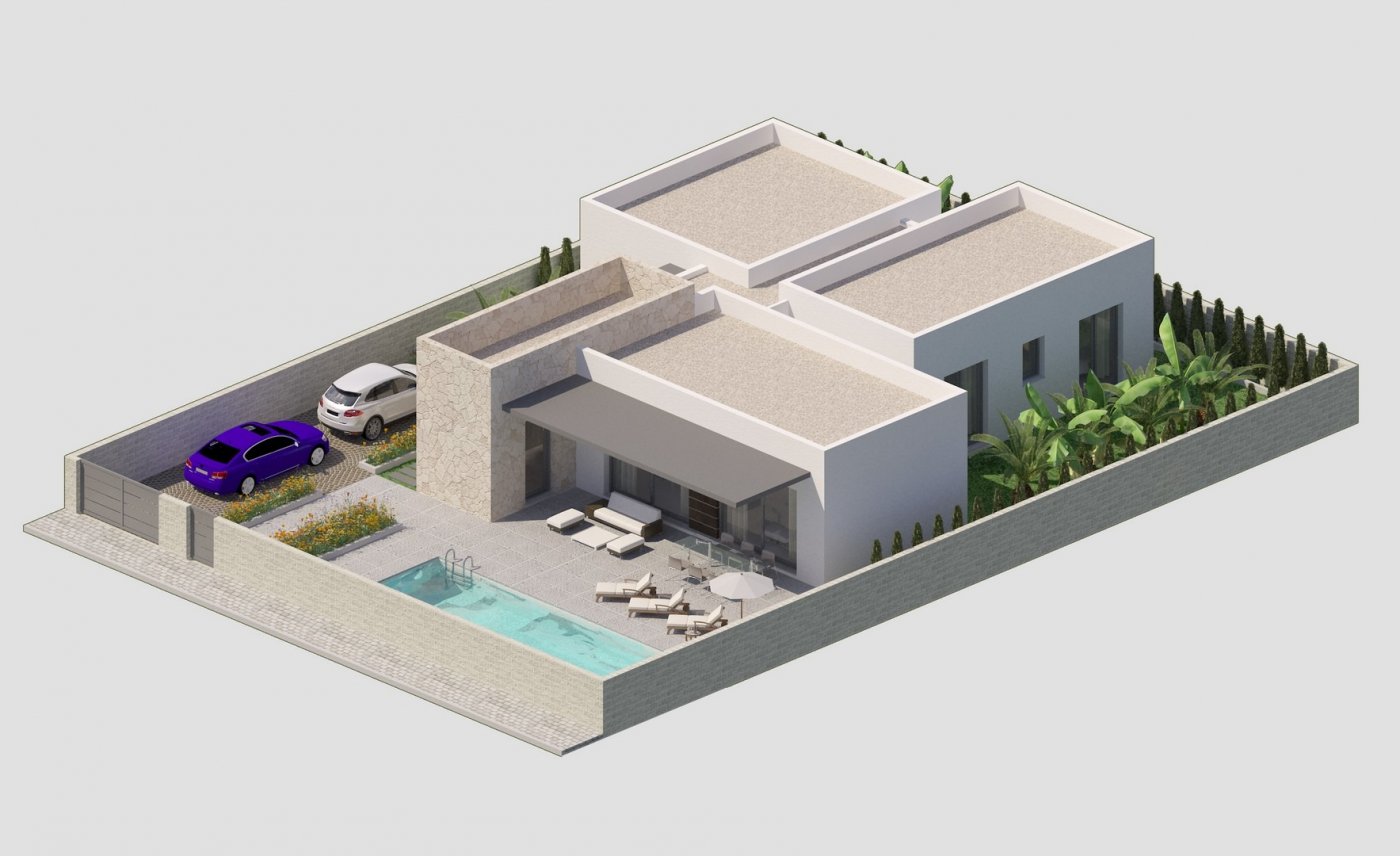 New build modern villas in benijofar
