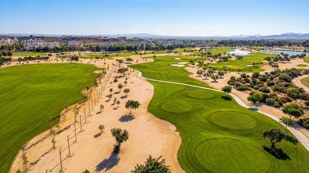 New build apartments and semi detached villas in corvera hills golf-murcia