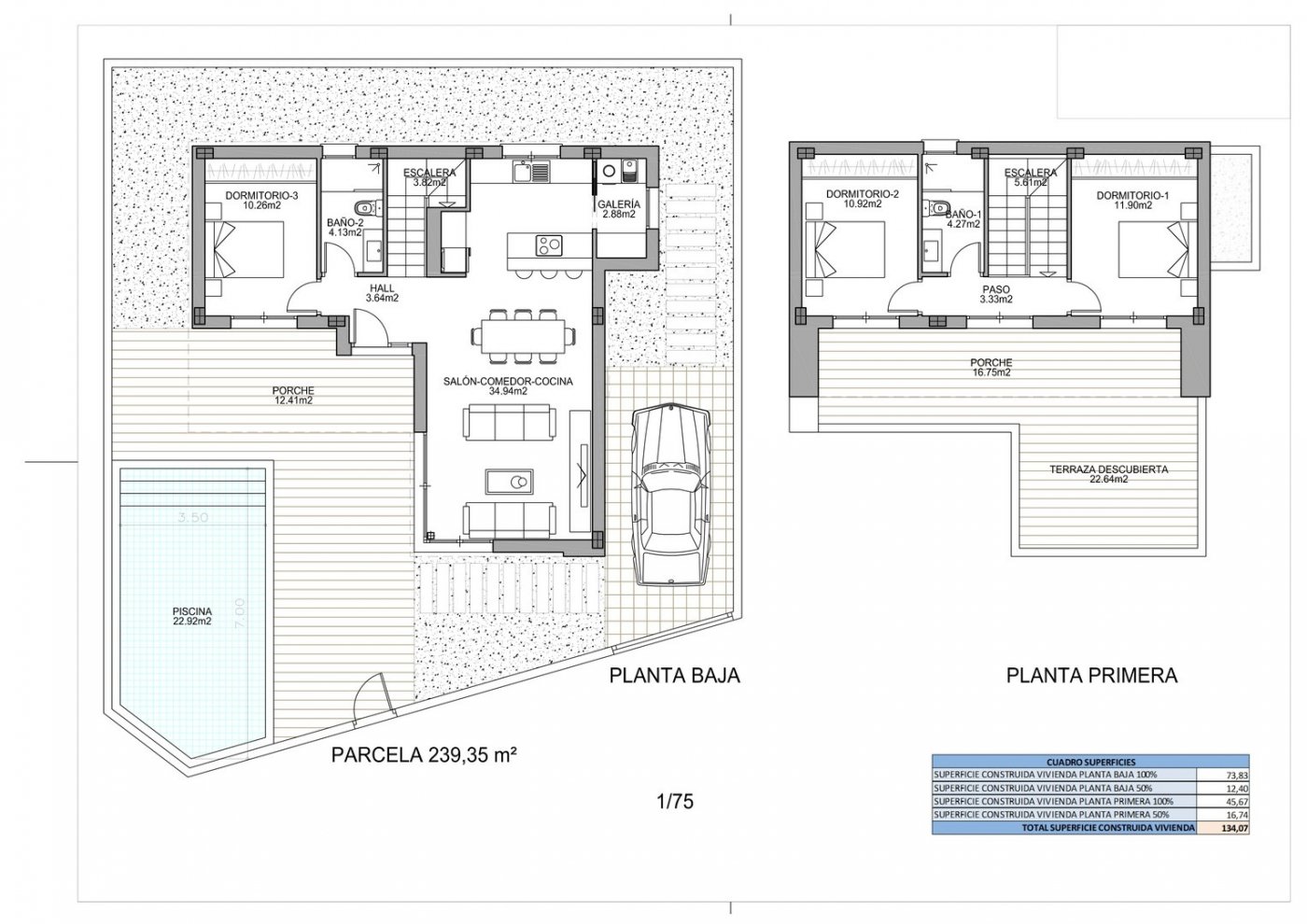New build modern villas in benijofar