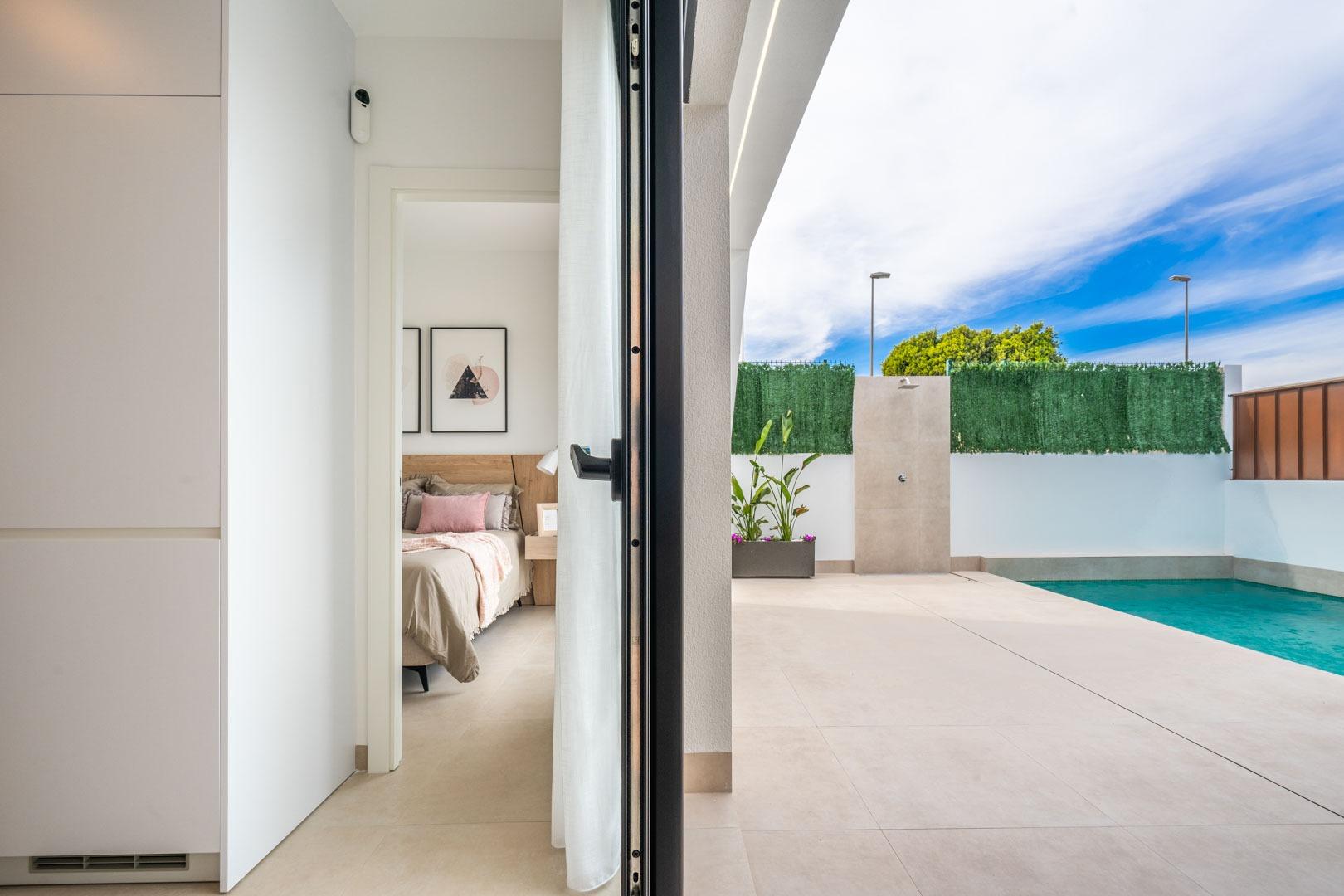 New build independent villas with private pool and solarium in roldán, torre-pacheco