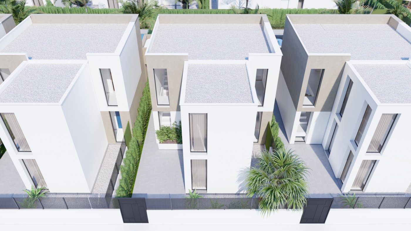 New build villas in los urrutias, murcia