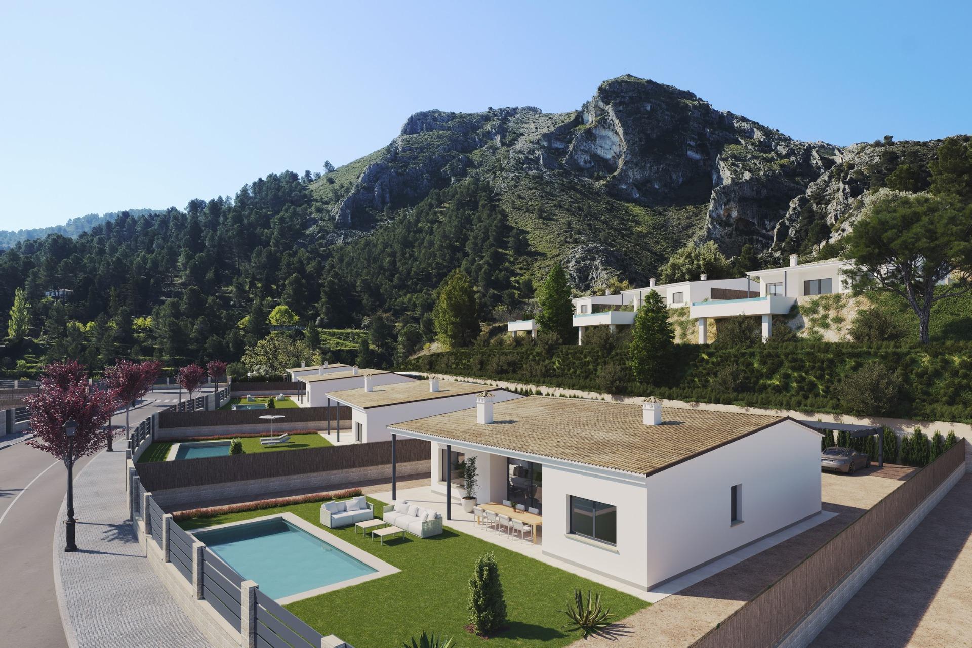 New build villas in penáguila – tranquility and nature in the heart of sierra de aitana, alicante