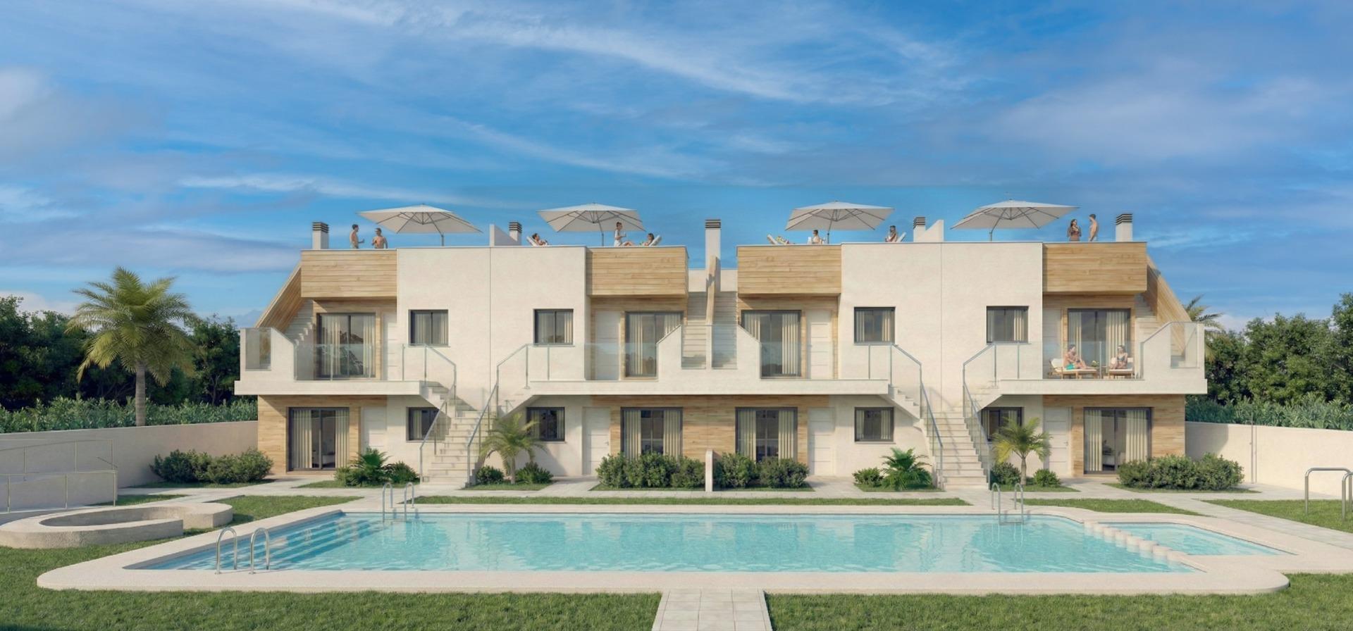 Modern apartments and penthouses with solarium in san javier near mar menor