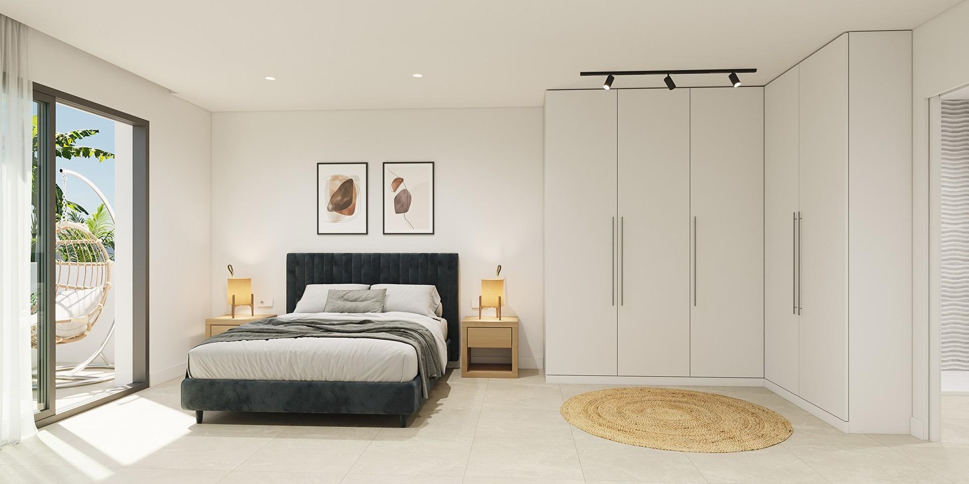 Modern apartments with comunal pool near the beach in san pedro del pinatar