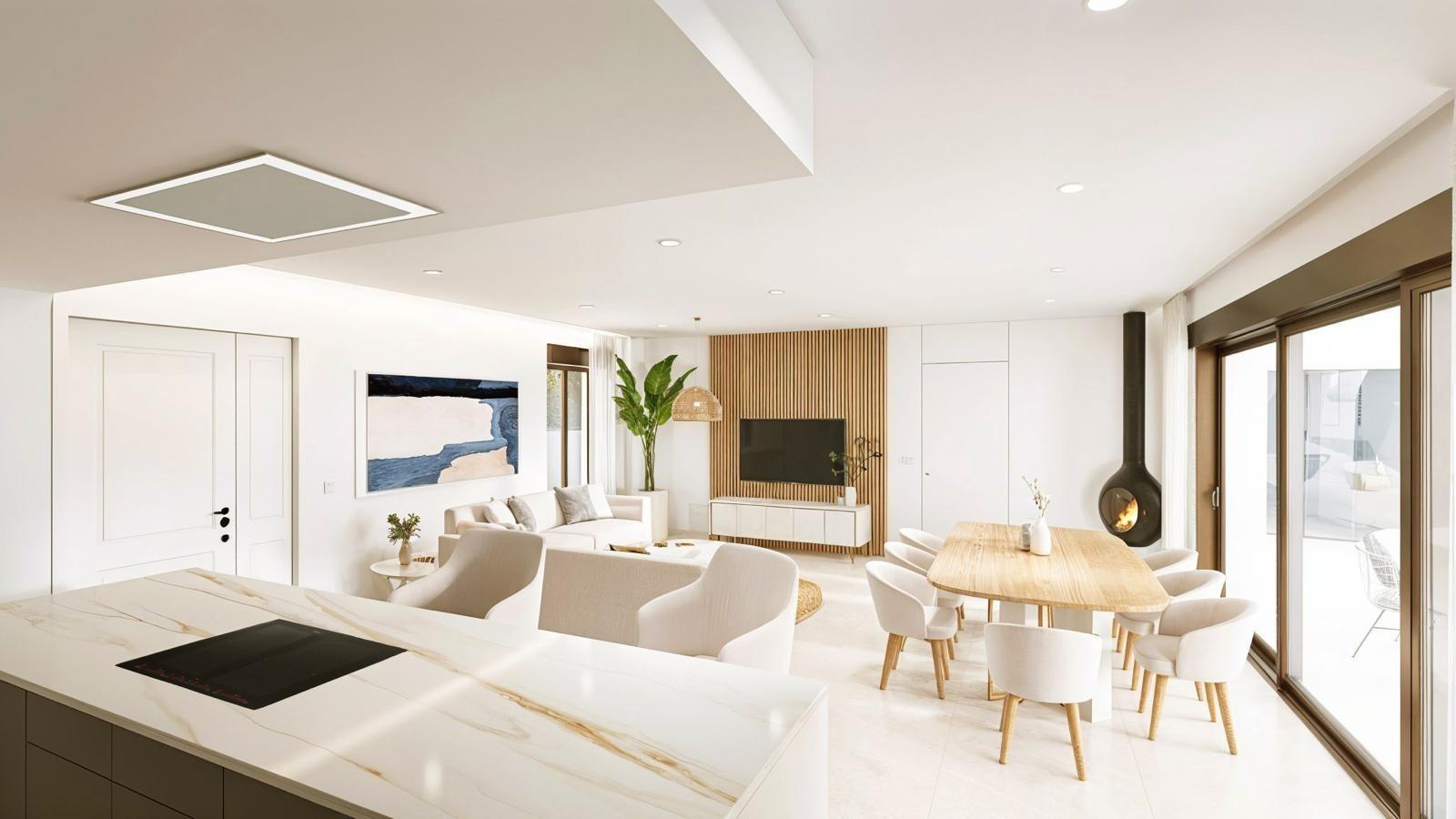 New build mediterranean villas in san pedro del pinatar