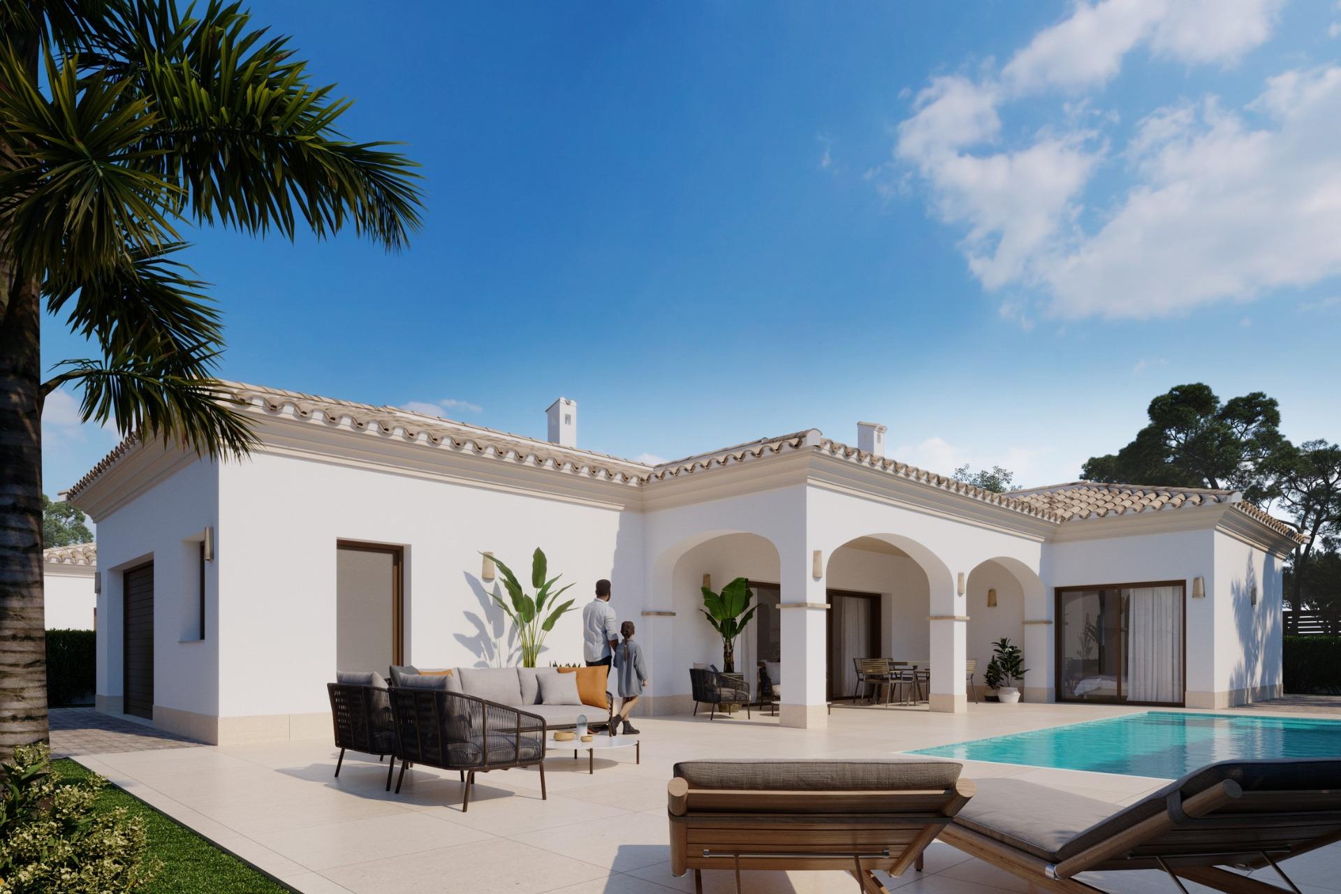 New build mediterranean villas in san pedro del pinatar