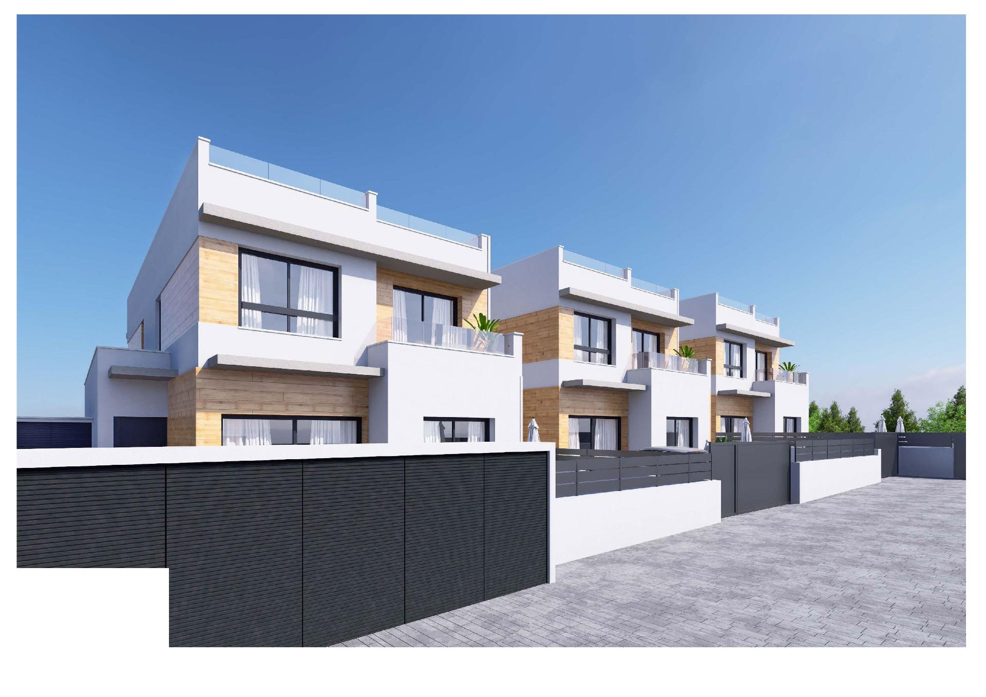 Luxury new build semi-detached villas in benijófar, costa blanca