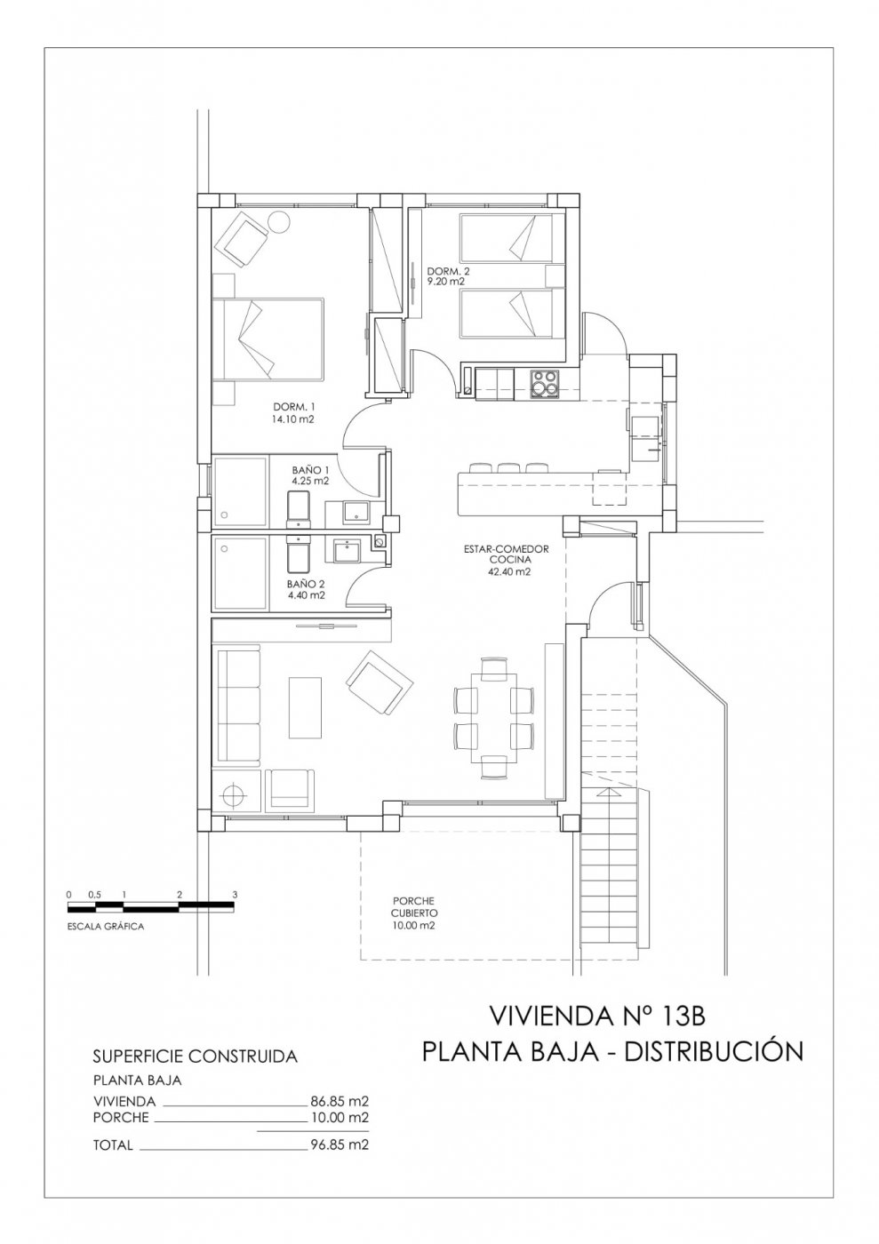 New build bungalows in san miguel de salinas