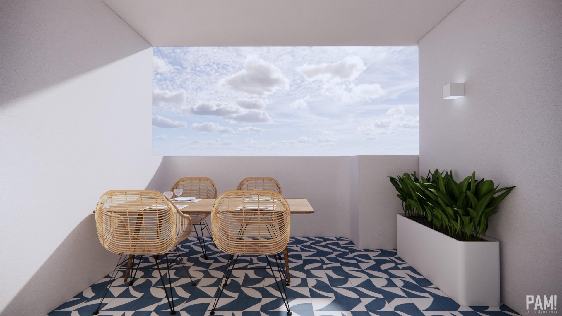 New mediterranean apartments just 140 metres from the beach in torre de la horadada